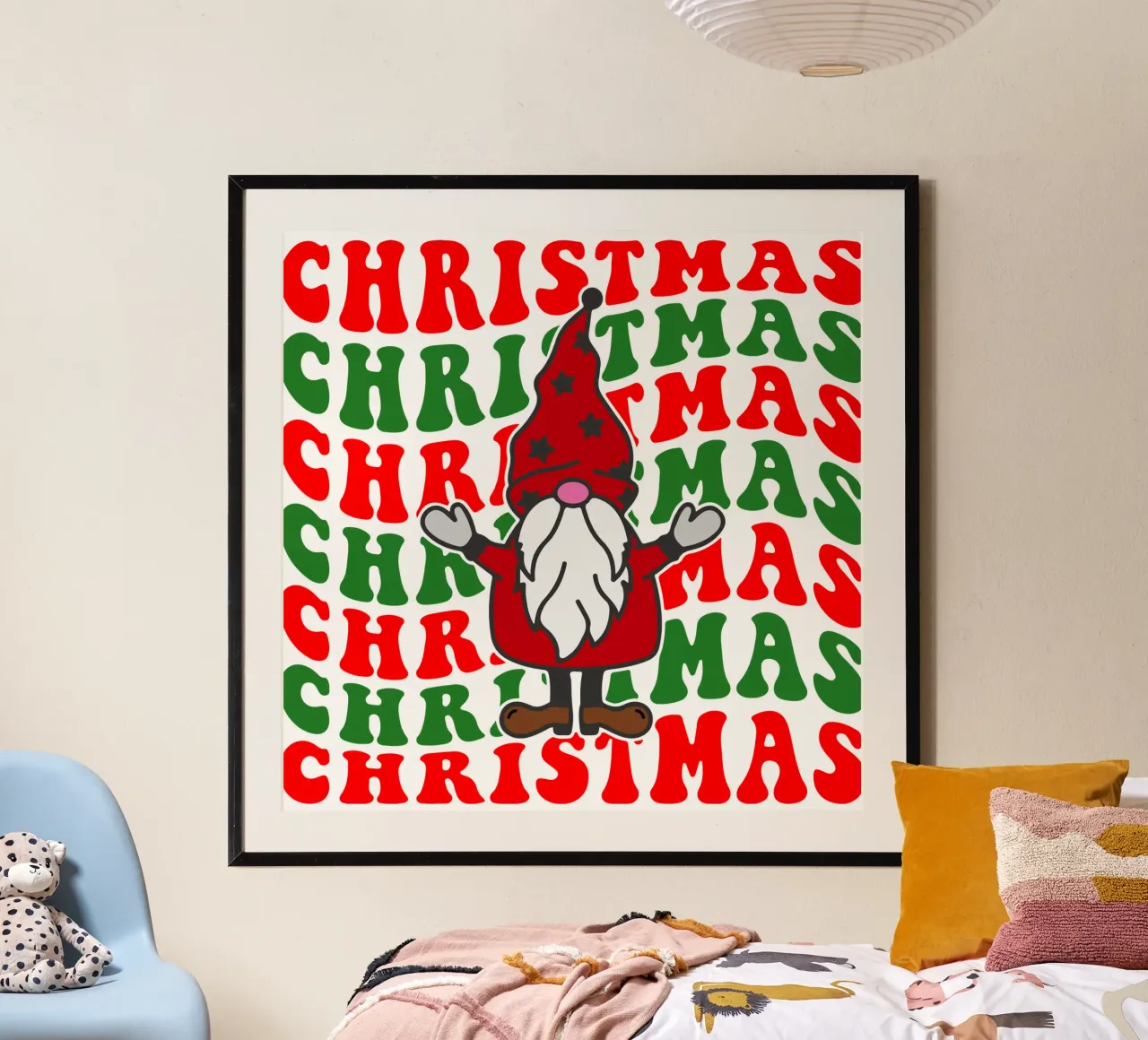 Divertente il giorno di Natale poster da onefeelshop