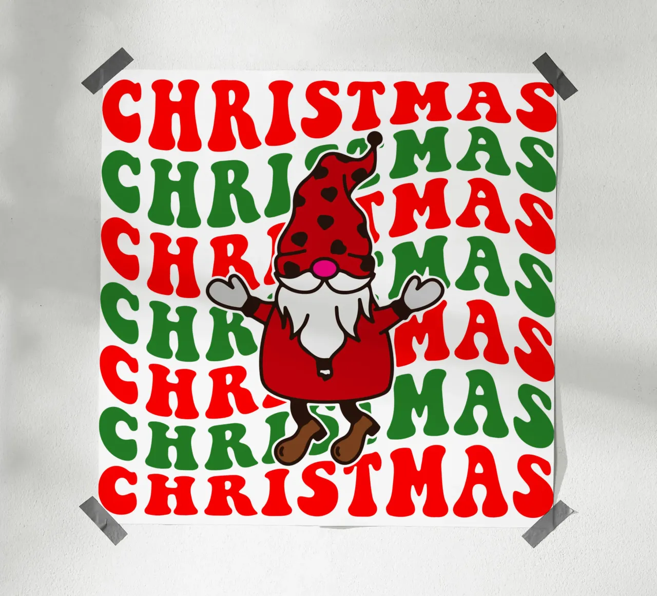Regalo di Natale divertente Design Art poster da onefeelshop