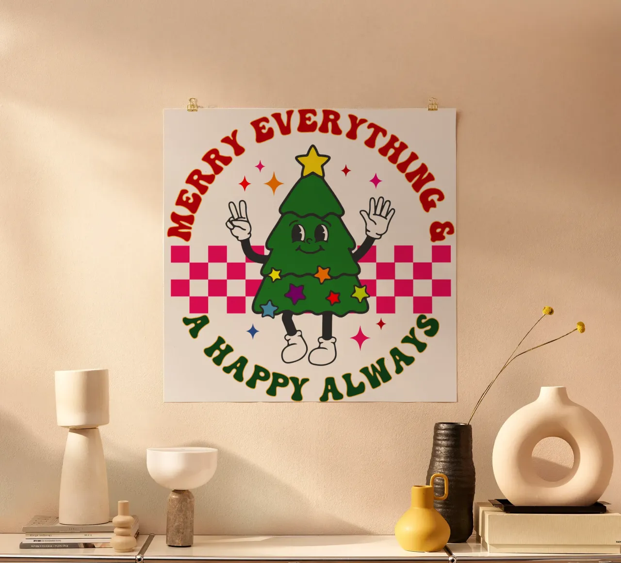 joyeux tout et un joyeux jour de noël hahnemühle de onefeelshop