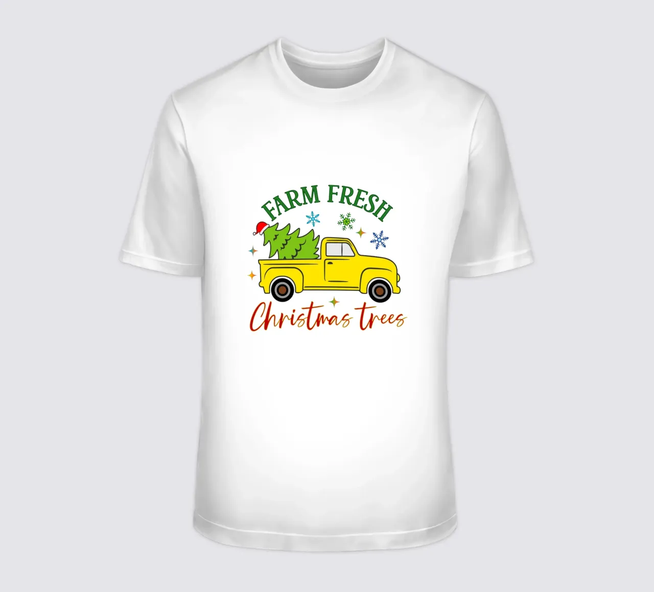 Alberi di Natale freschi di fattoria t-shirt da onefeelshop