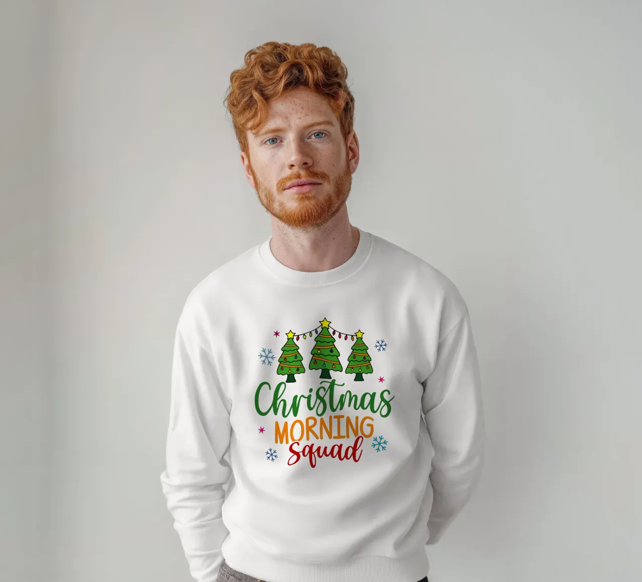 Squadra del mattino di Natale felpa da onefeelshop