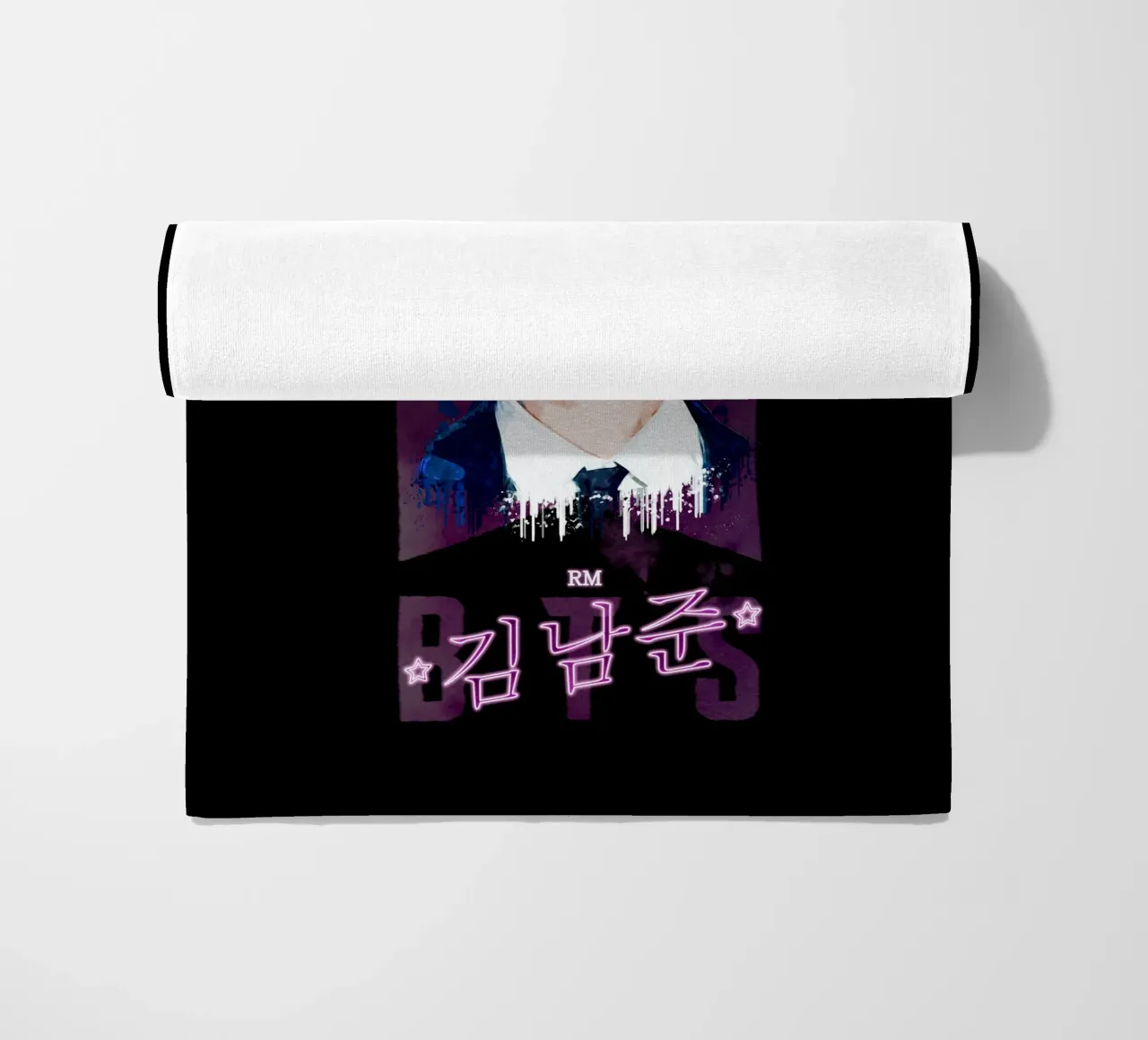 Kim Nam-Joon (RM) beach towel by Gunawan Rb
