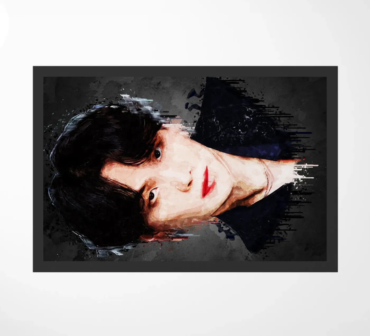 Suga - BTS doormat by Gunawan Rb