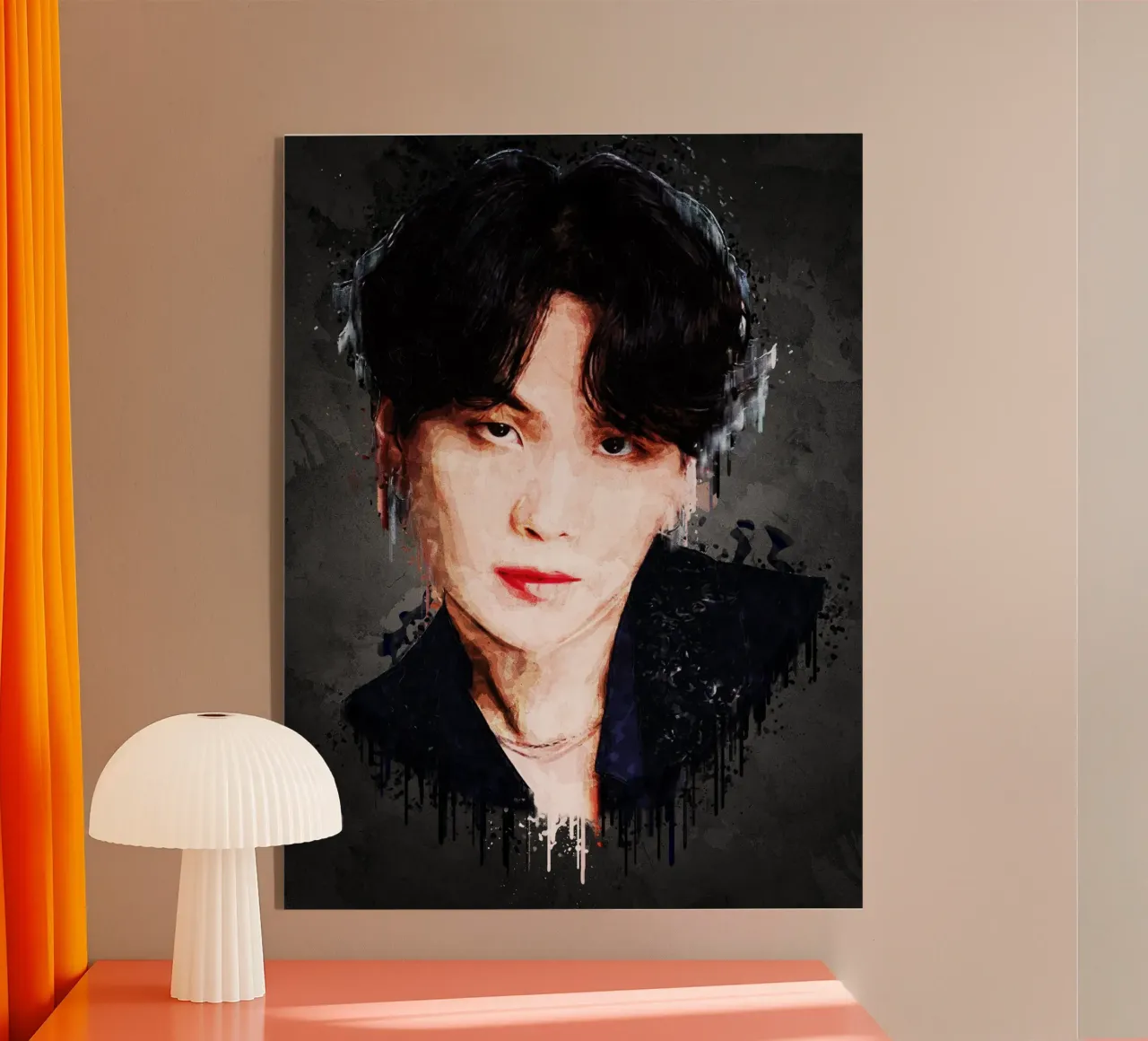 Suga - BTS plexiglass da Gunawan Rb