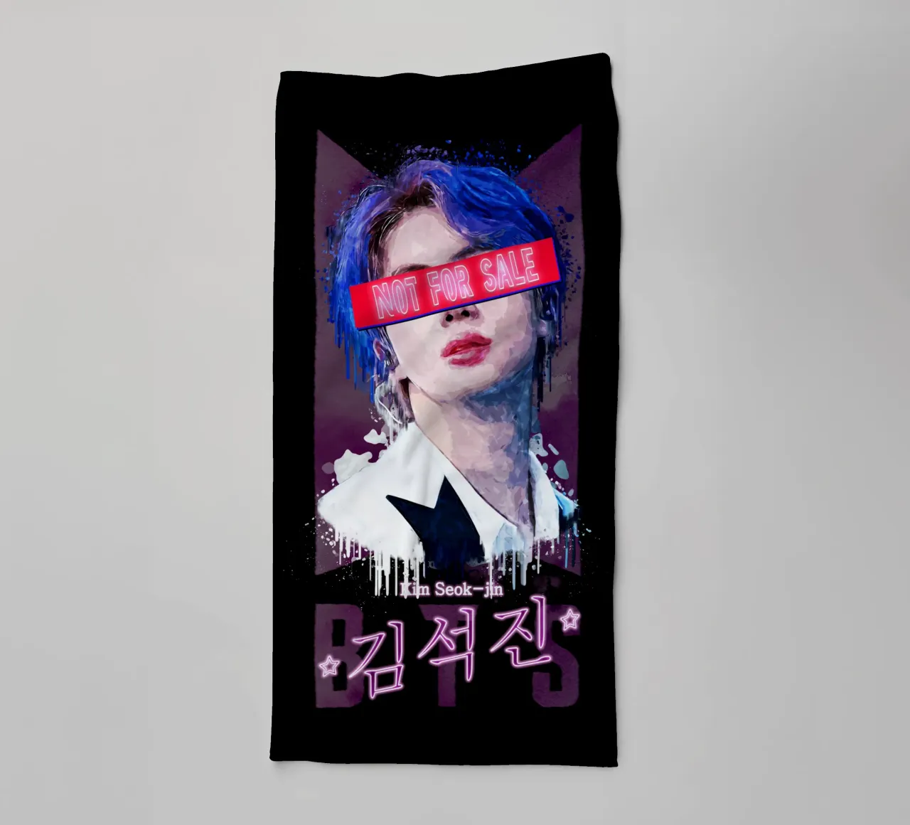 Kim Seok-jin Non in vendita asciugamano da bagno da Gunawan Rb