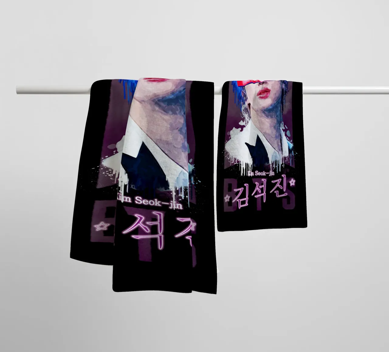 Kim Seok-jin Non in vendita asciugamano da bagno da Gunawan Rb