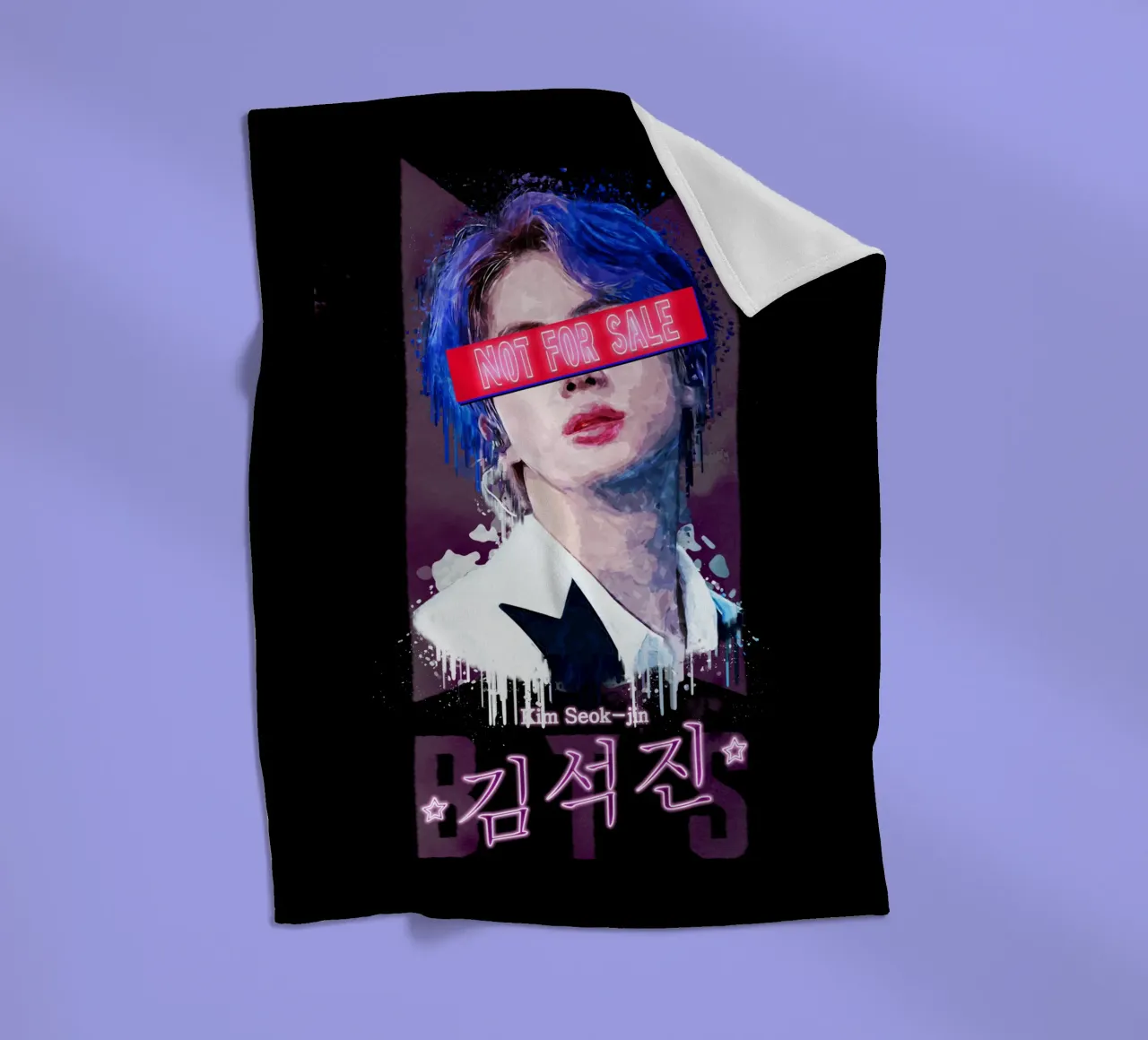 Kim Seok-jin Non in vendita coperta in pile da Gunawan Rb