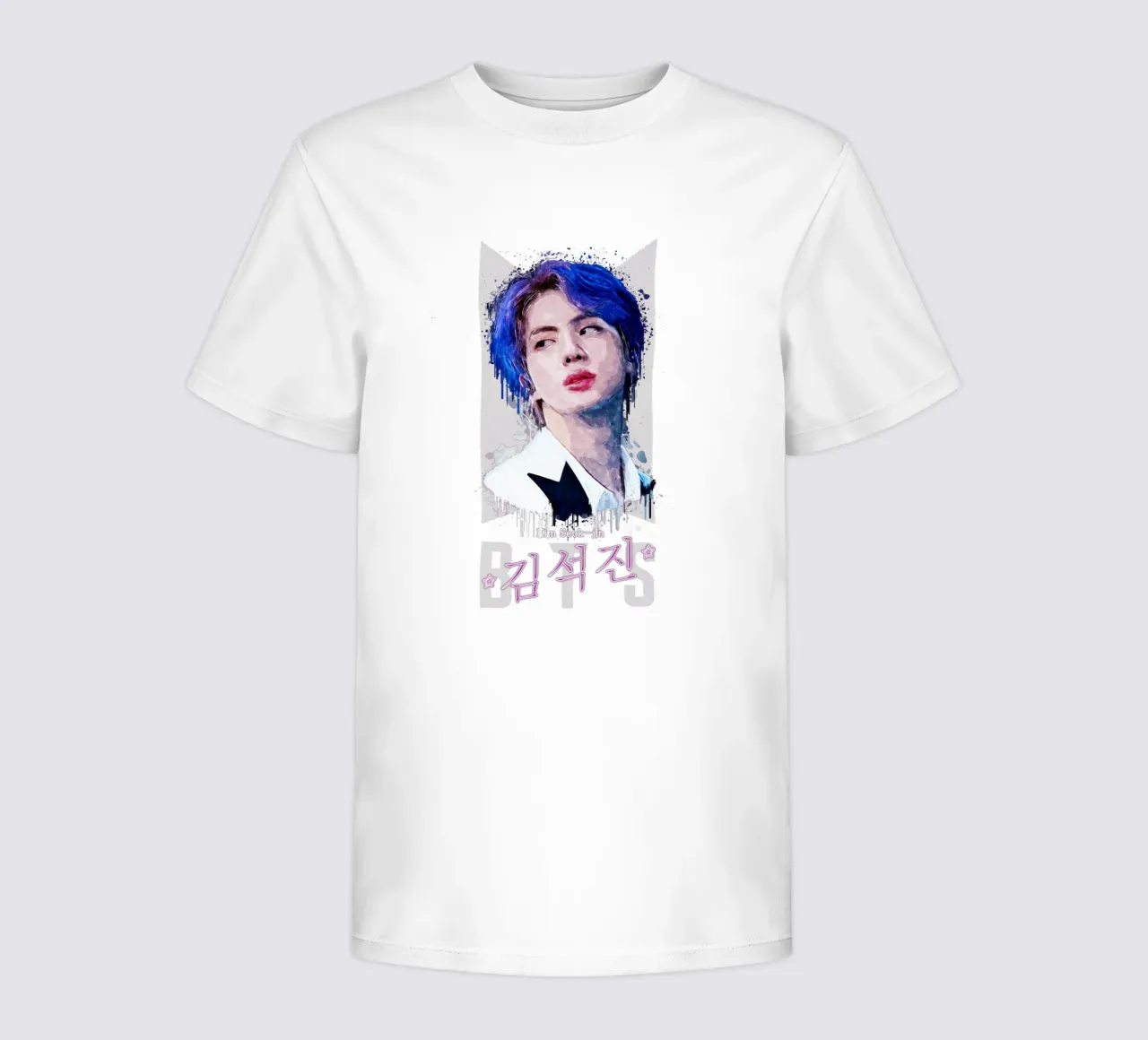 Kim Seok-jin (BTS) kids t-shirt by Gunawan Rb