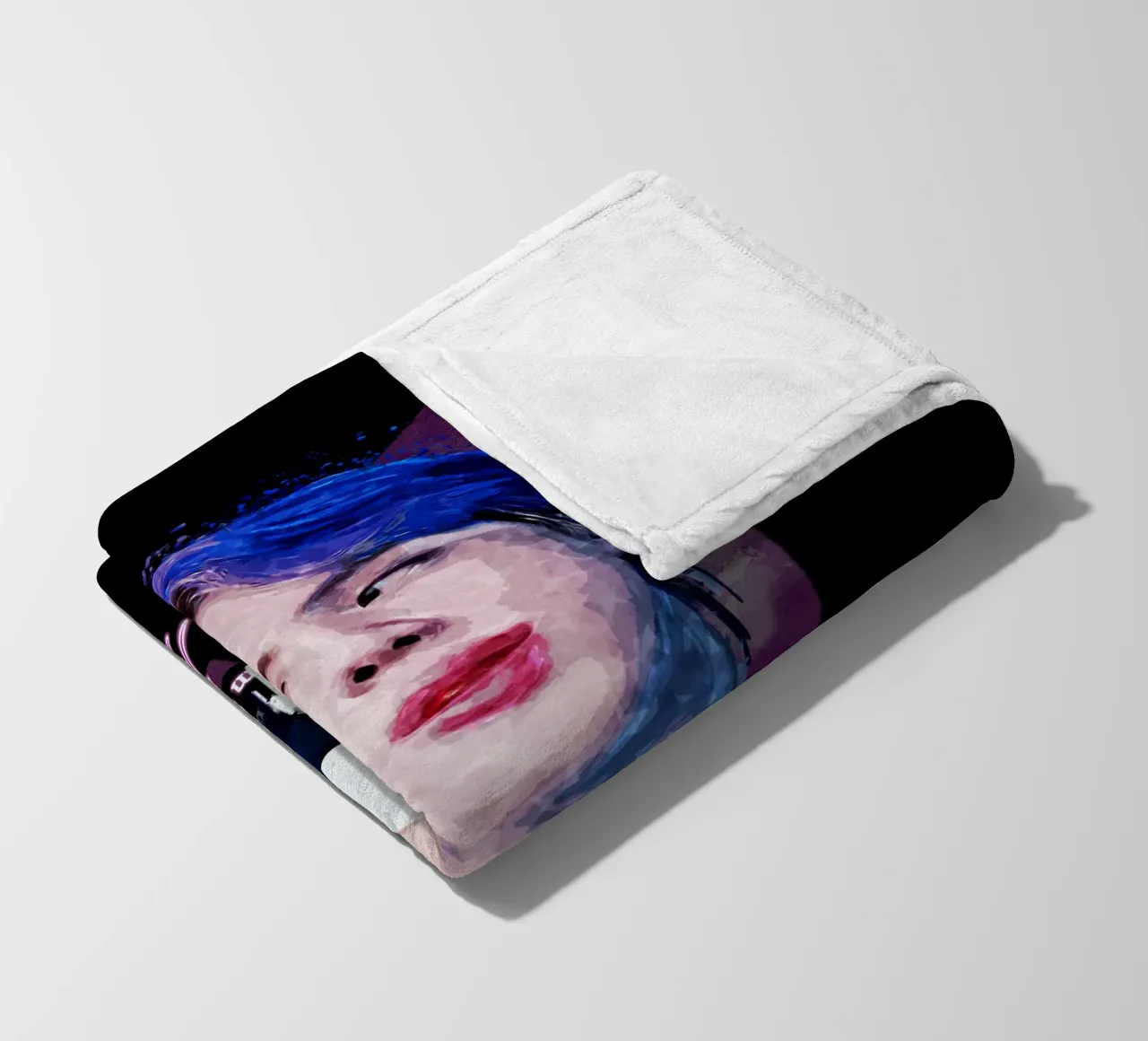 Kim Seok-jin (BTS) fleece blanket by Gunawan Rb