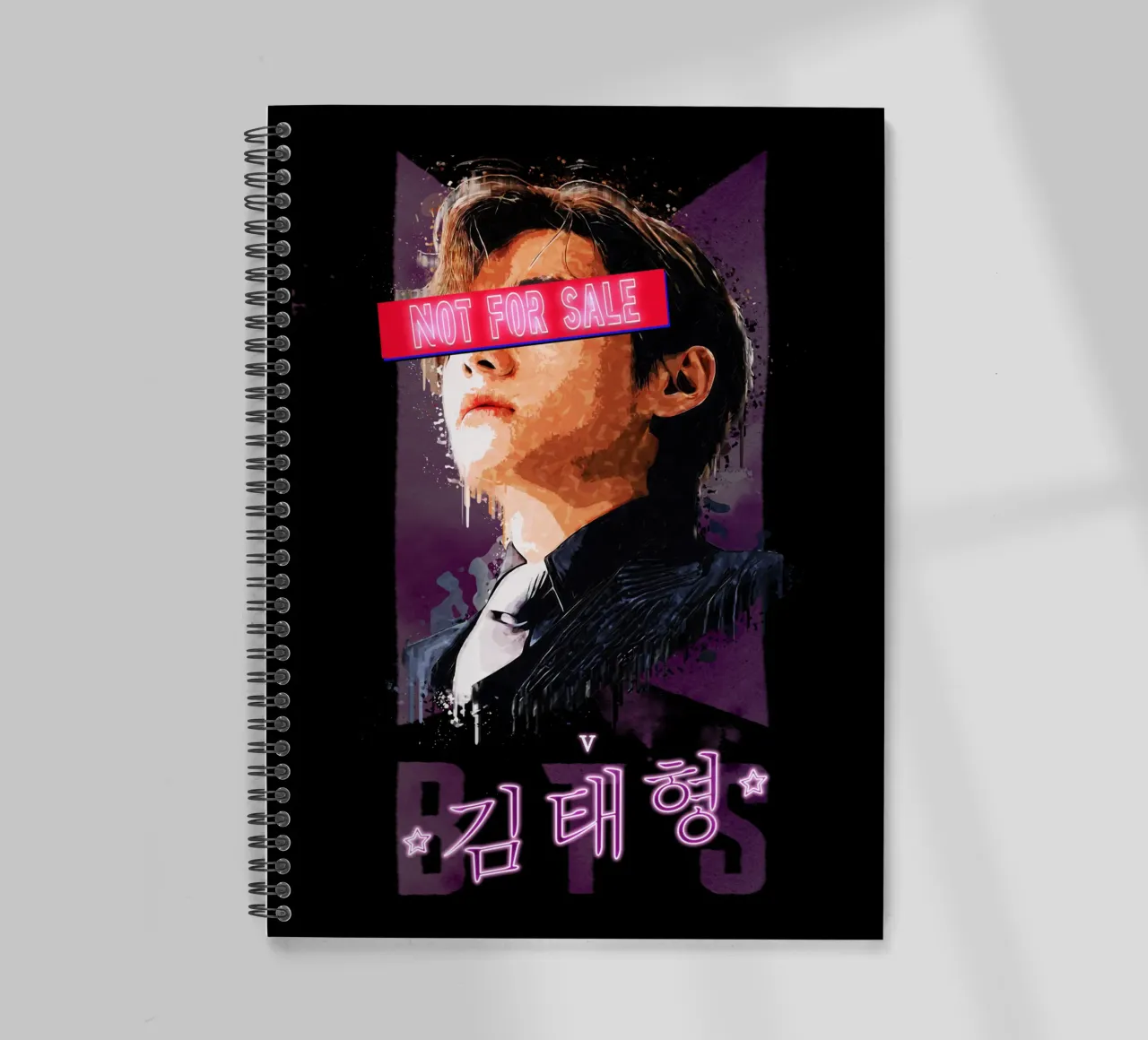 V Not for sale spiral notebook by Gunawan Rb