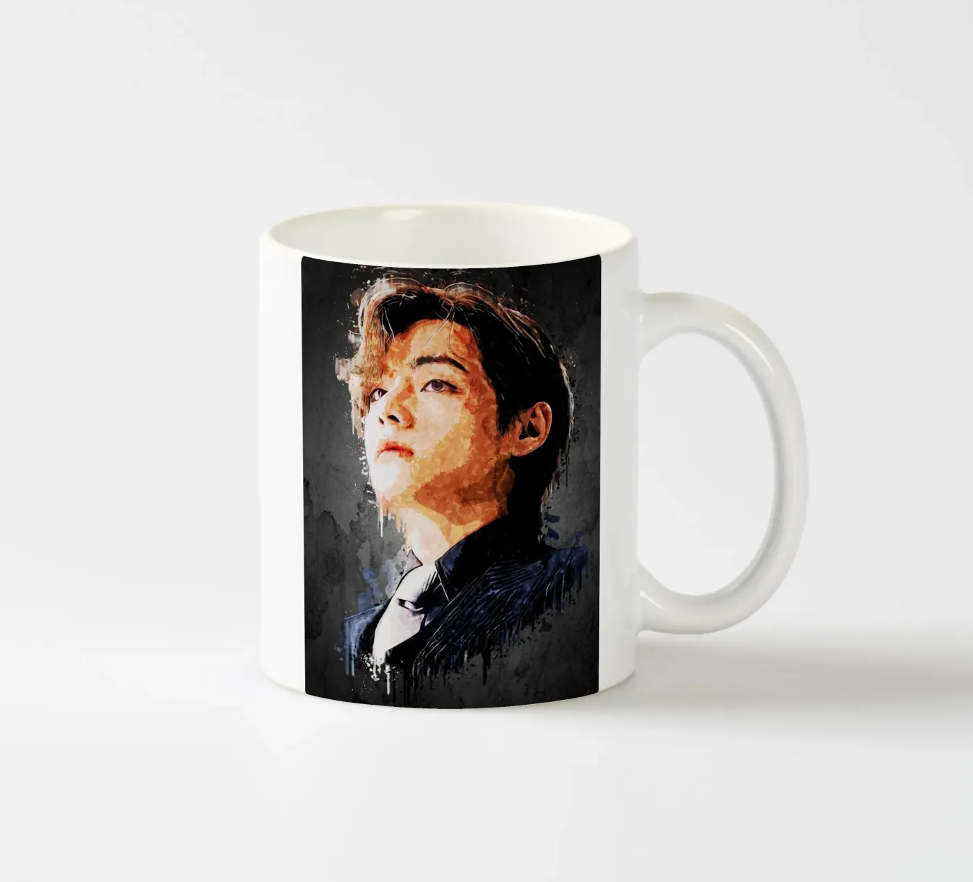 v ceramic mug by Gunawan Rb