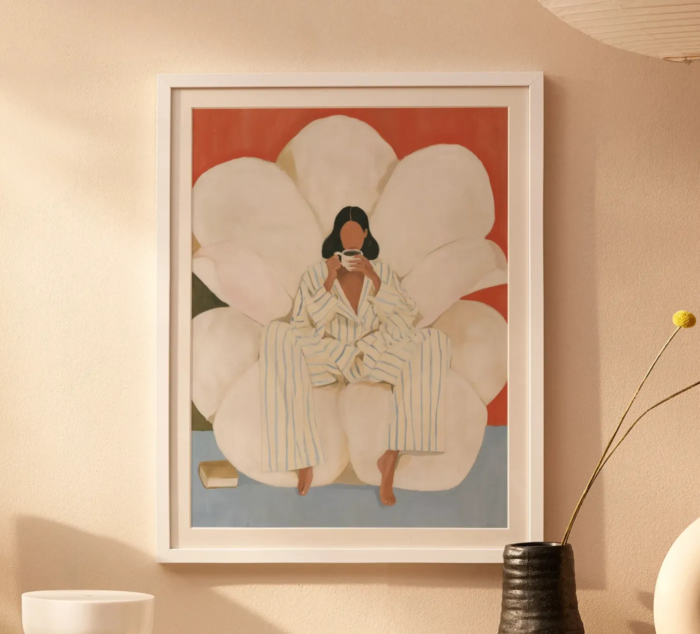 Kaffeepause Poster von Bubblycanvas