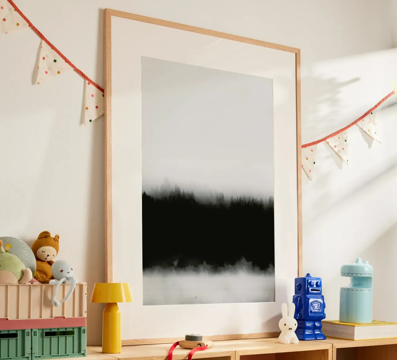 Landscape No. 37 poster con telaio in legno da typealive