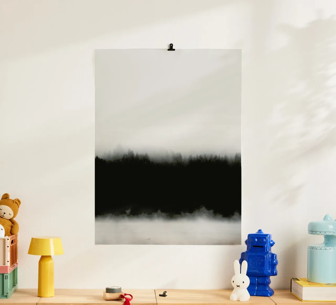 Landscape No. 37 poster con telaio in legno da typealive
