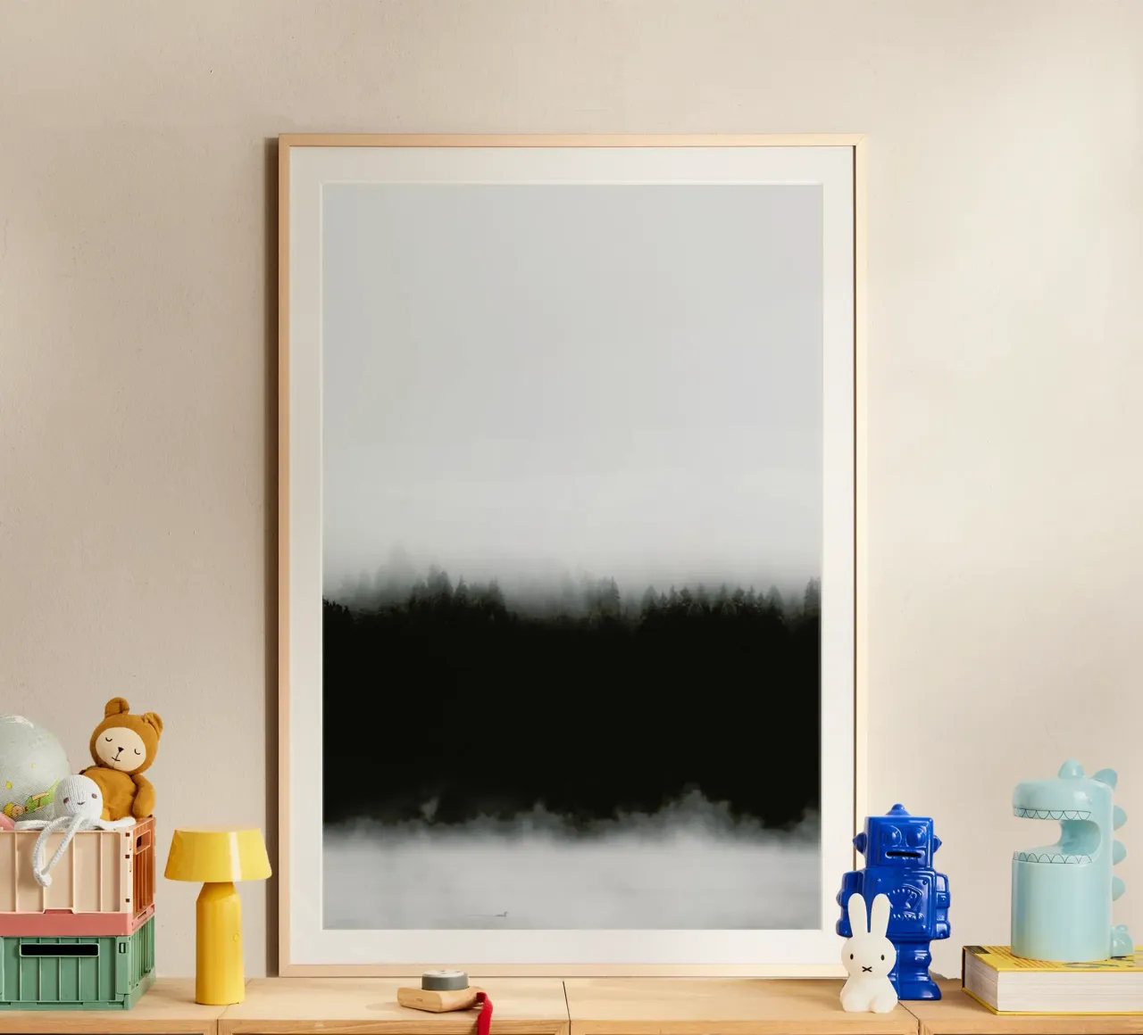 Landscape No. 37 poster con telaio in legno da typealive