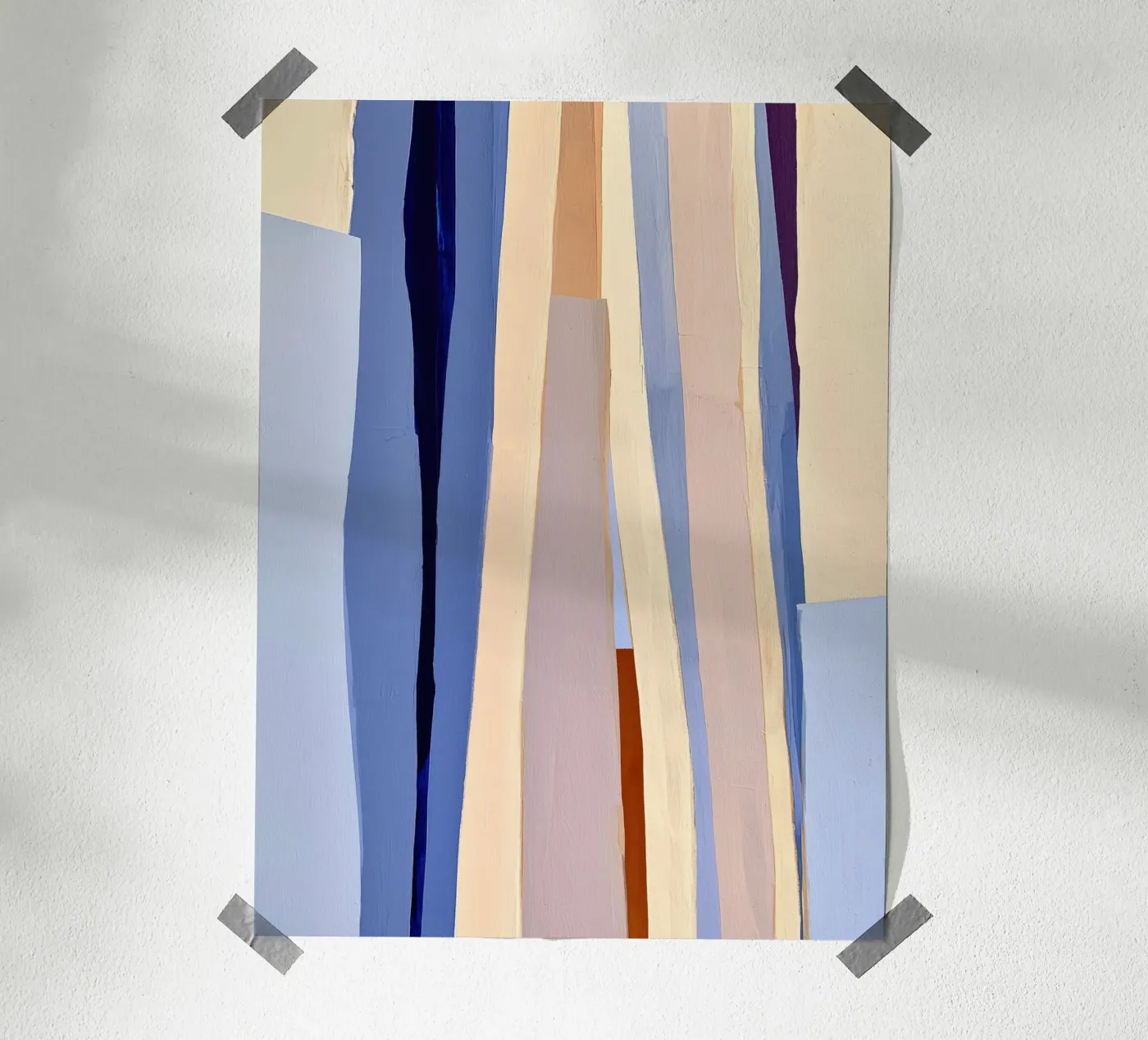 Contemporary Abstract Forms poster van Nadjaa