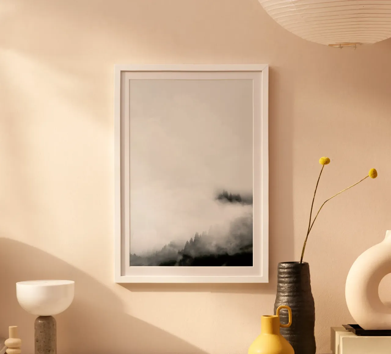 Landscape No. 40 poster con telaio in alluminio da typealive