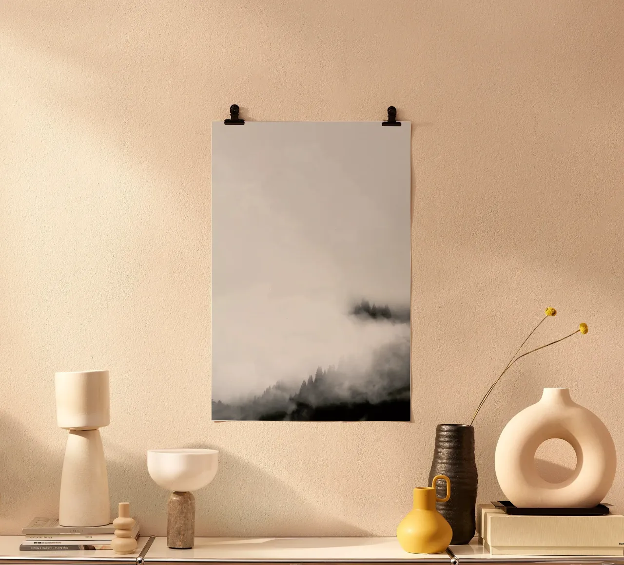 Landscape No. 40 poster con telaio in alluminio da typealive