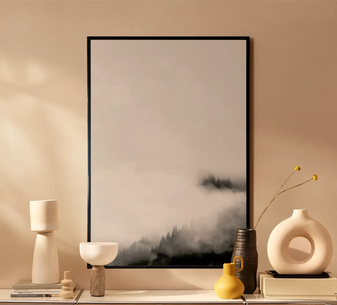 Landscape No. 40 poster con telaio in alluminio da typealive