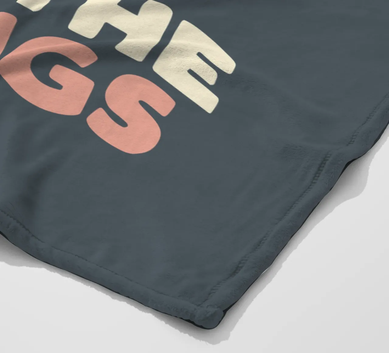 First I Drink The Coffee Then I Do The Things Typografie fleece blanket by THE MOTIVATED TYPE
