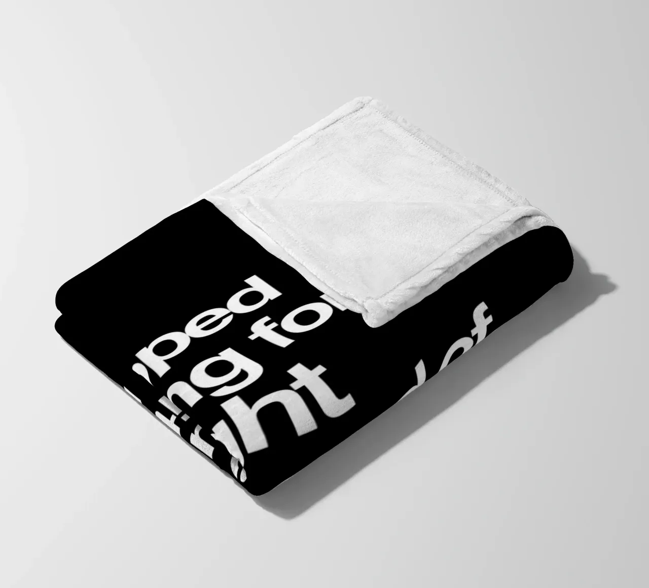 I Stopped Waiting for the Light at the End of the Tunnel fleece blanket by THE MOTIVATED TYPE