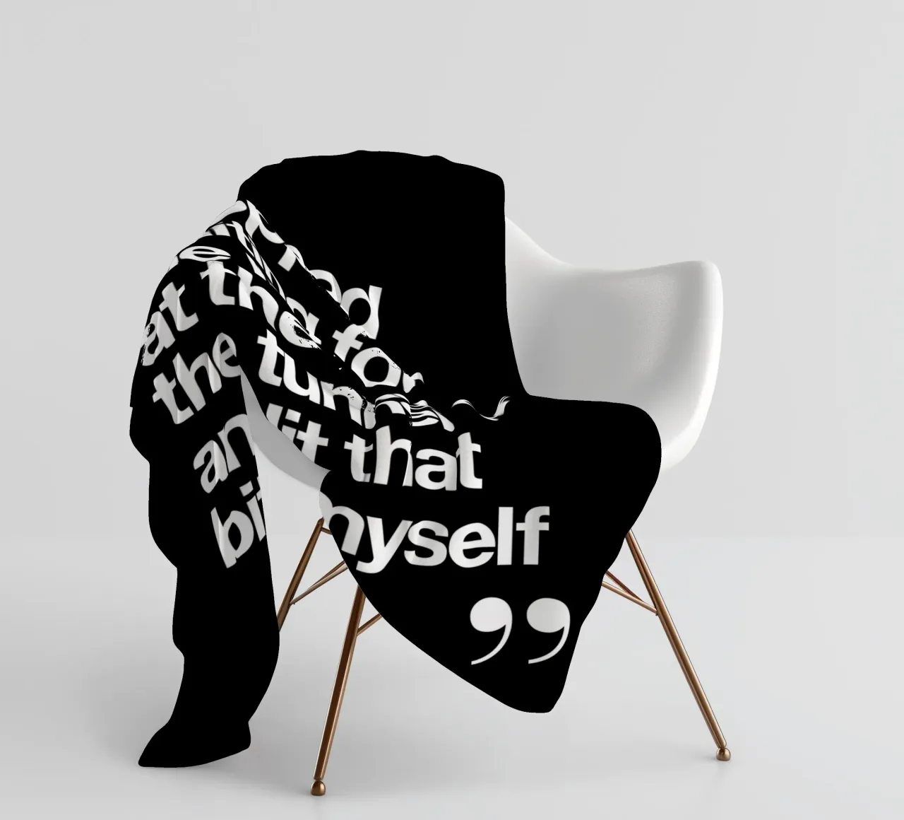 I Stopped Waiting for the Light at the End of the Tunnel fleece blanket by THE MOTIVATED TYPE