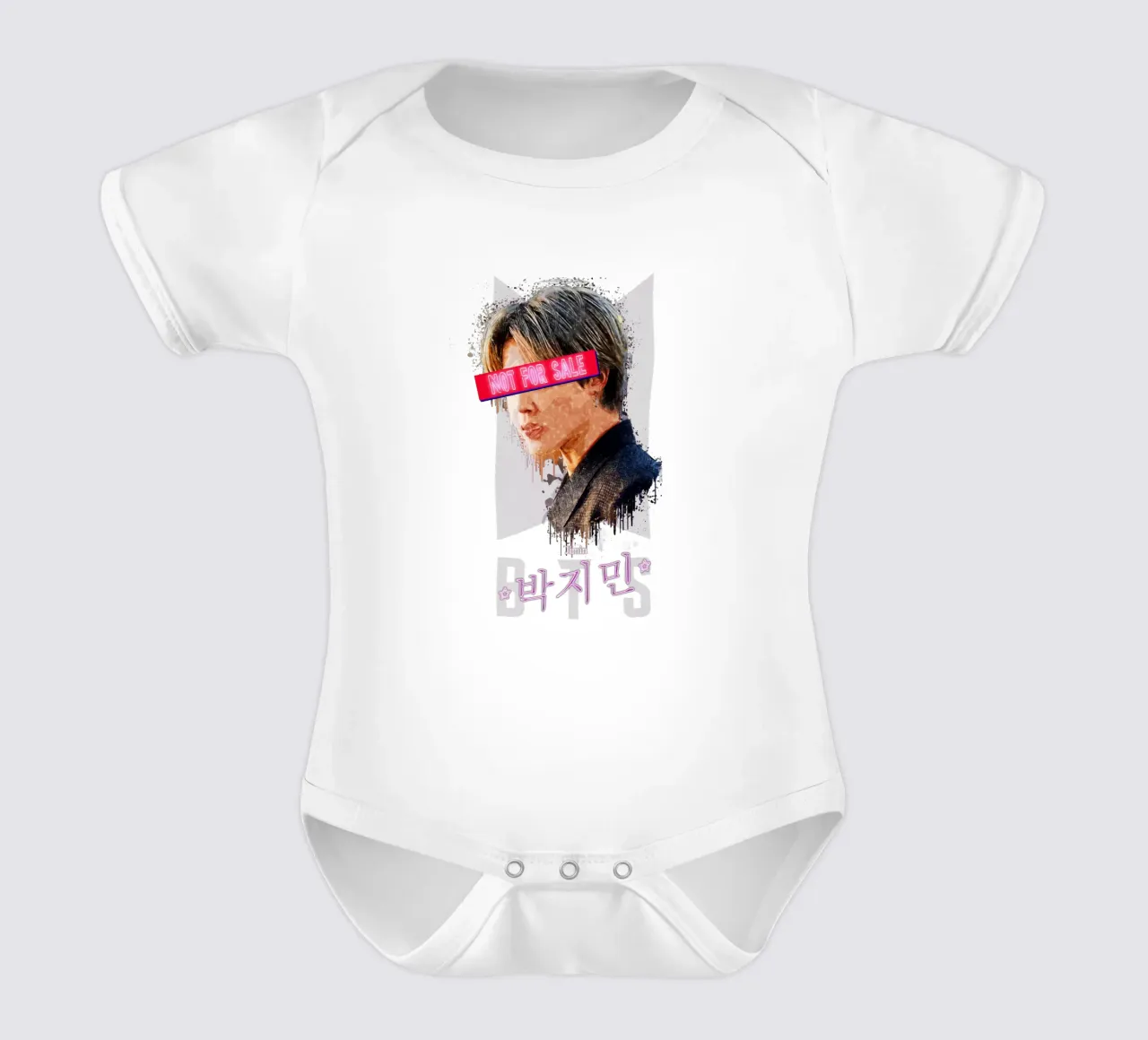Park Ji-min Non in vendita body neonato maniche corte da Gunawan Rb