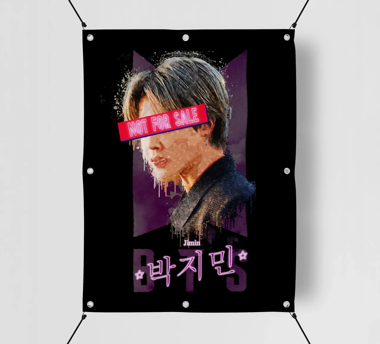 Park Ji-min Non in vendita telo in pvc da Gunawan Rb