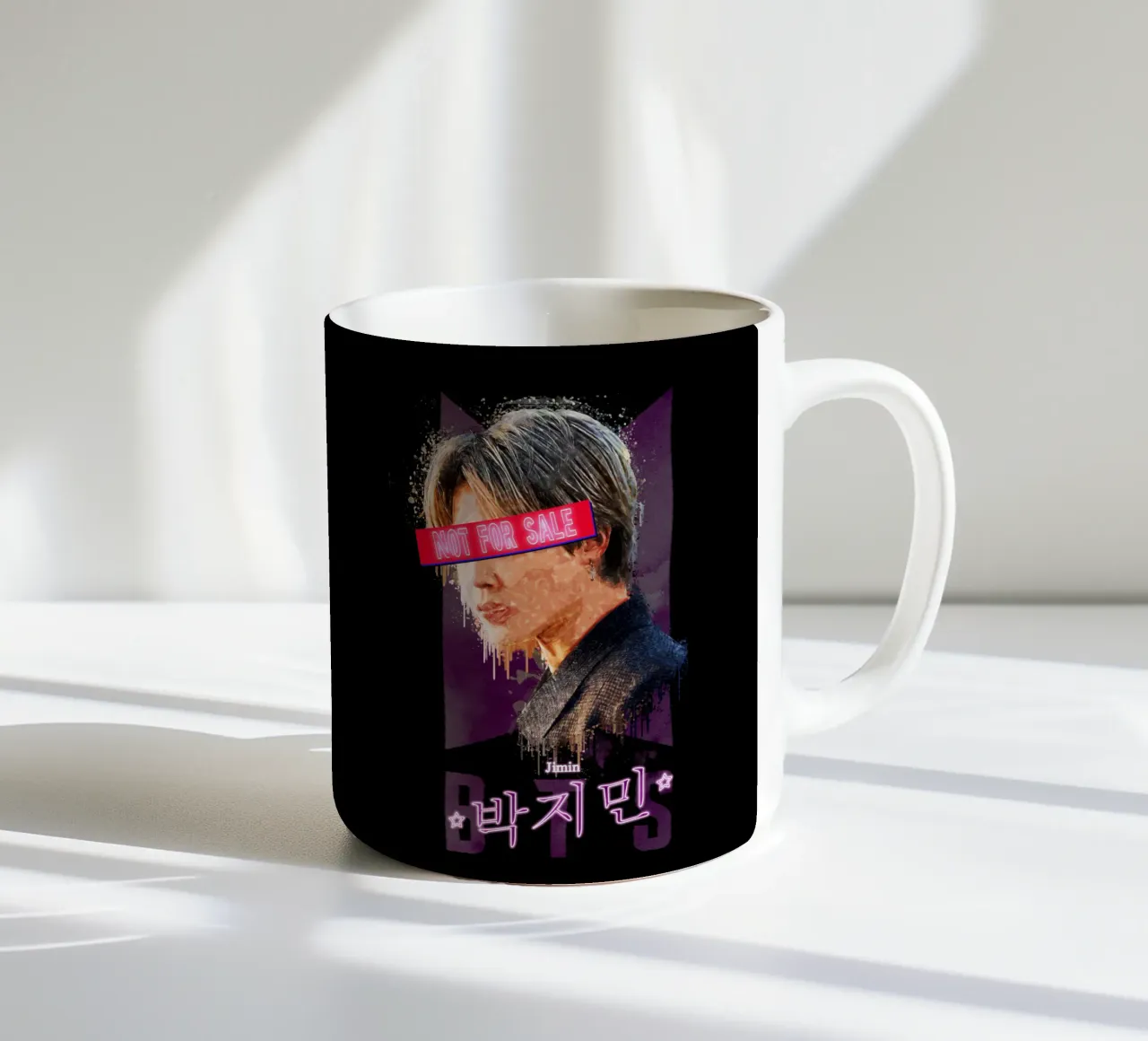Park Ji-min Non in vendita tazza in ceramica da Gunawan Rb