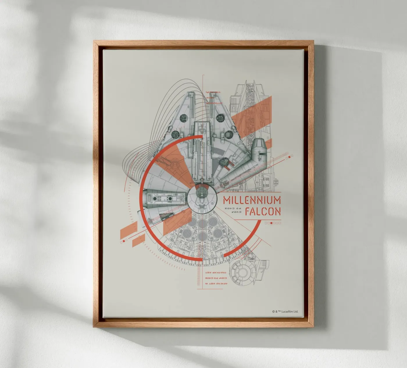 MILLENNIUM FALCON tela da Star Wars