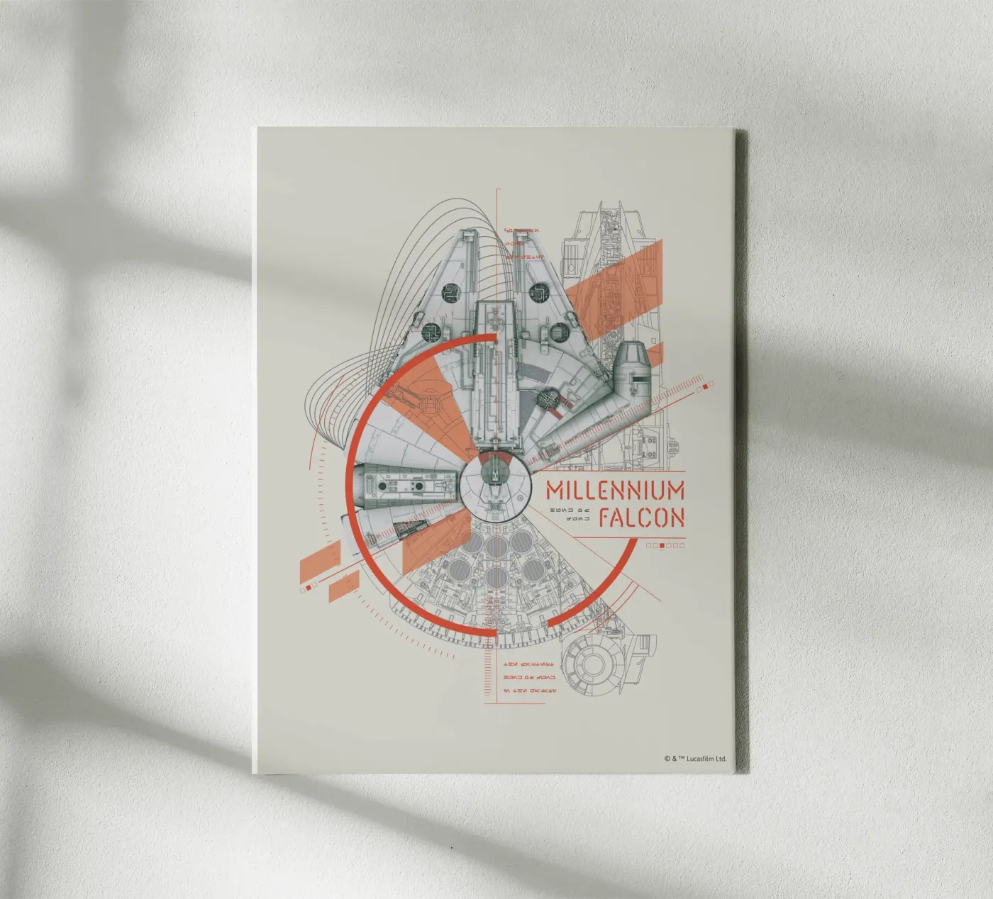 MILLENNIUM FALCON tela da Star Wars