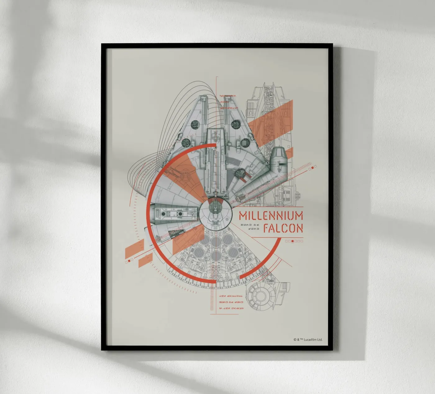 MILLENNIUM FALCON poster van Star Wars