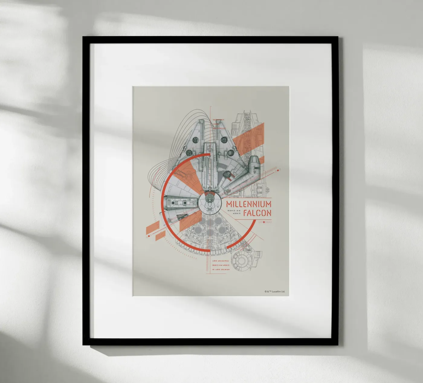MILLENNIUM FALCON poster da Star Wars