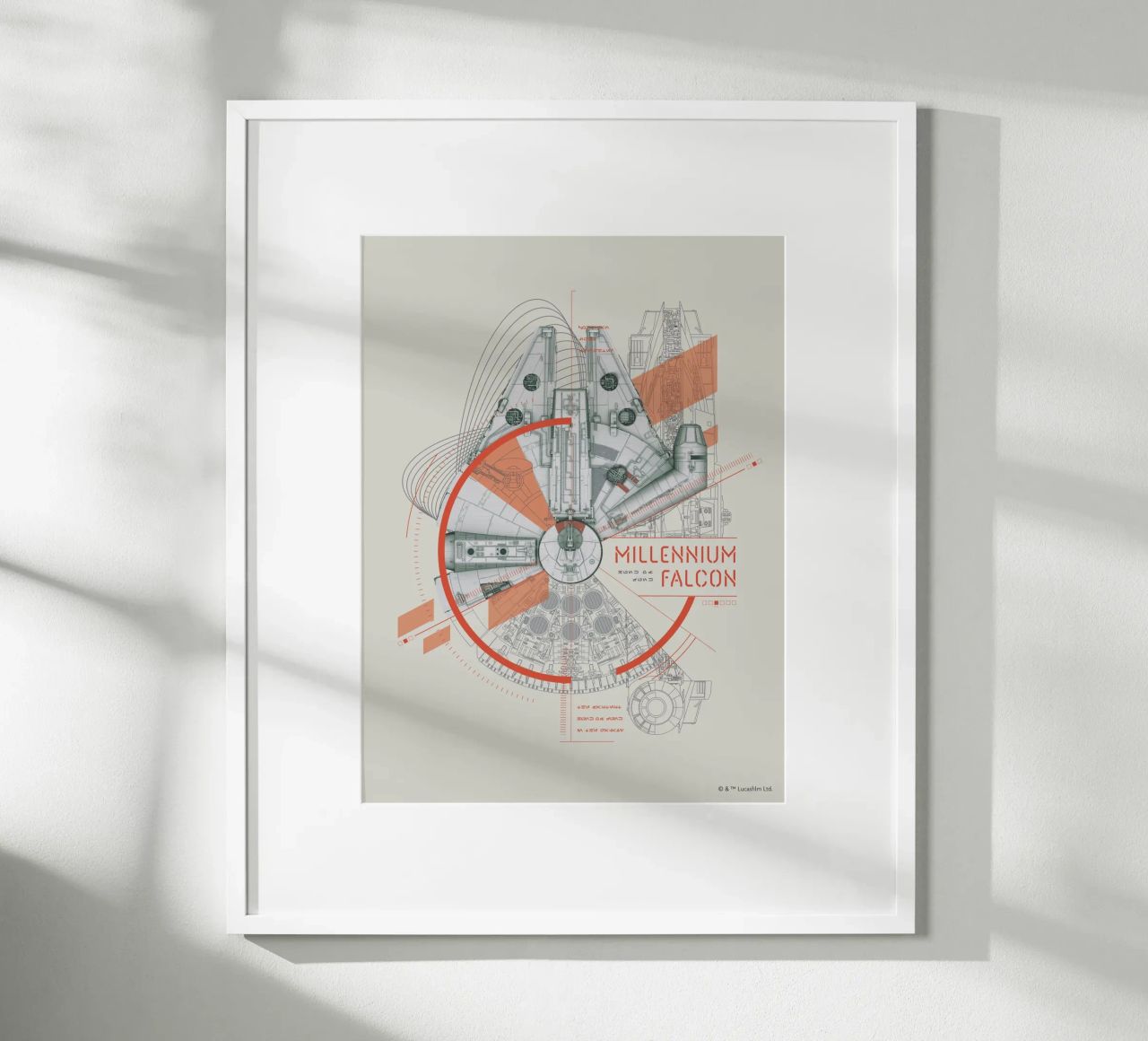 MILLENNIUM FALCON Poster von Star Wars