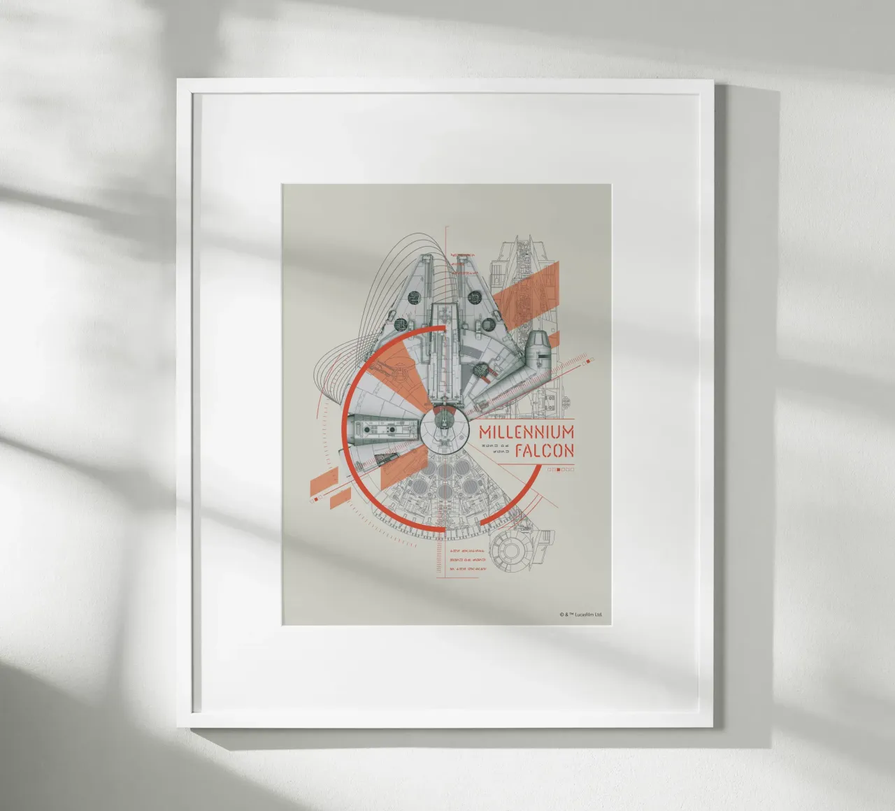 MILLENNIUM FALCON poster da Star Wars