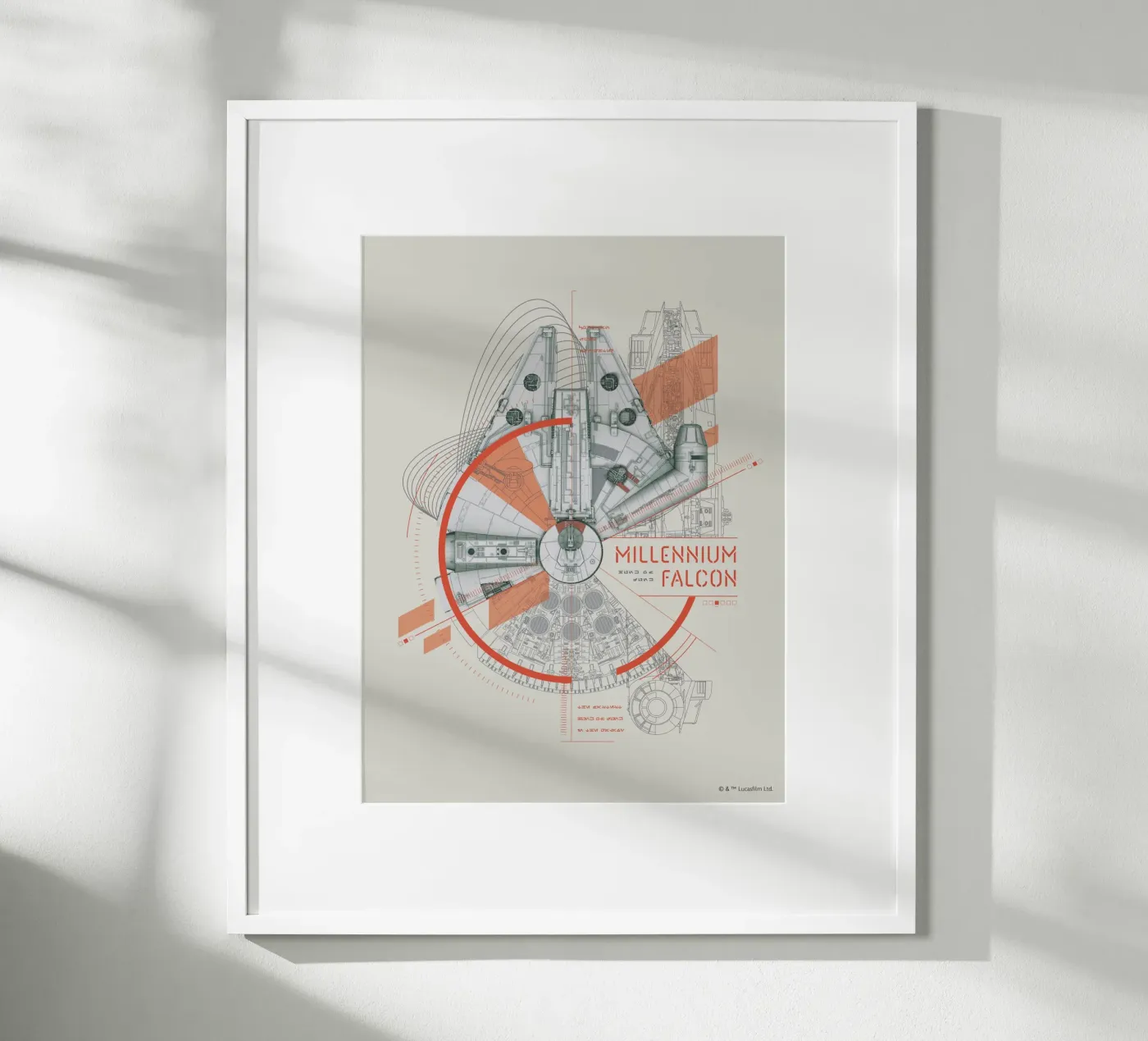 MILLENNIUM FALCON poster van Star Wars