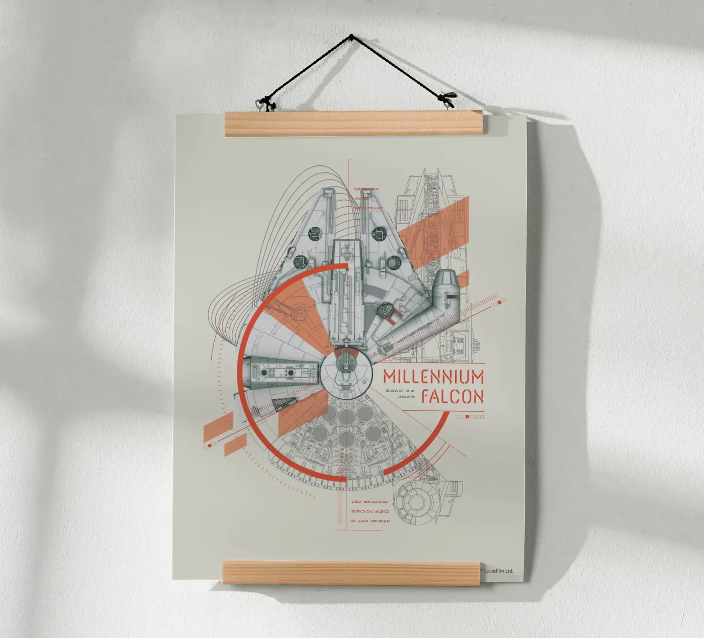 MILLENNIUM FALCON poster van Star Wars