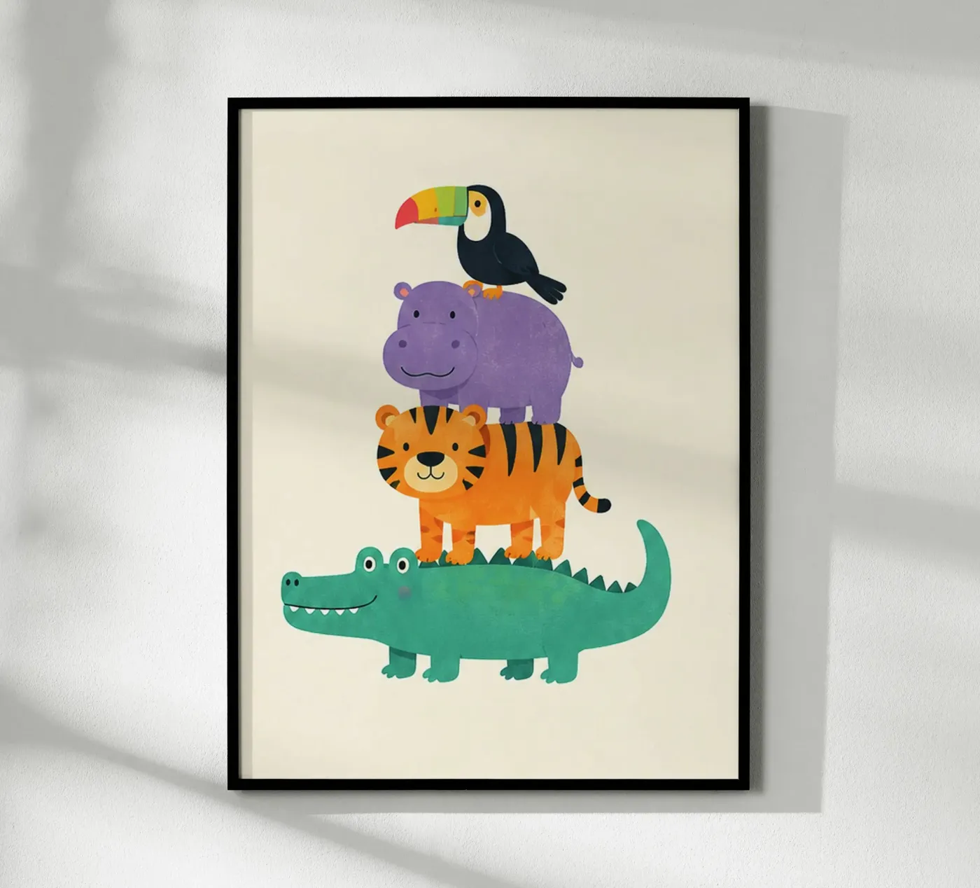 Tierpyramide Poster von Pip&Pippa