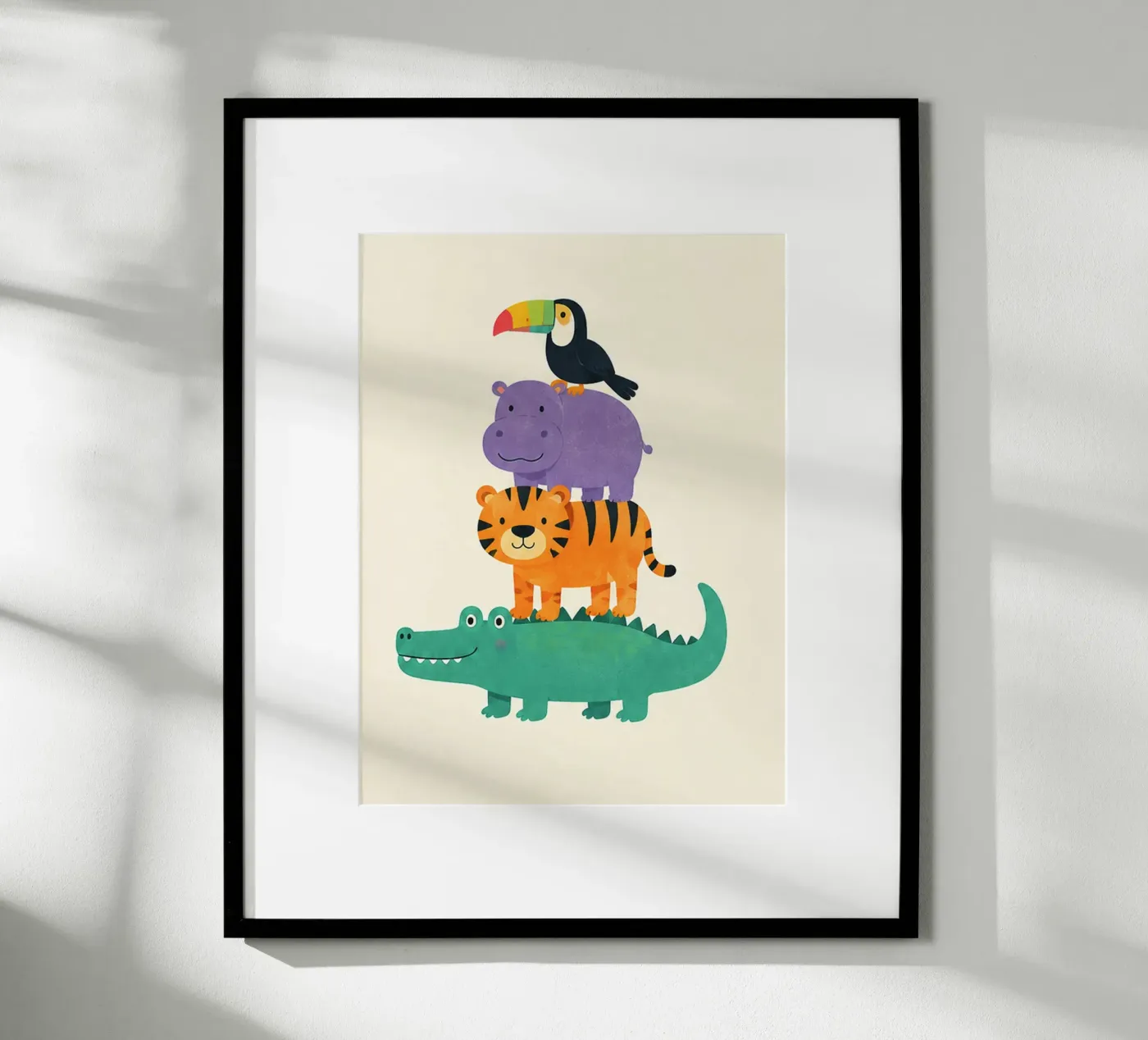Tierpyramide Poster von Pip&Pippa