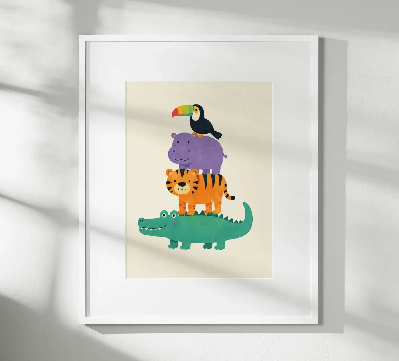Tierpyramide Poster von Pip&Pippa
