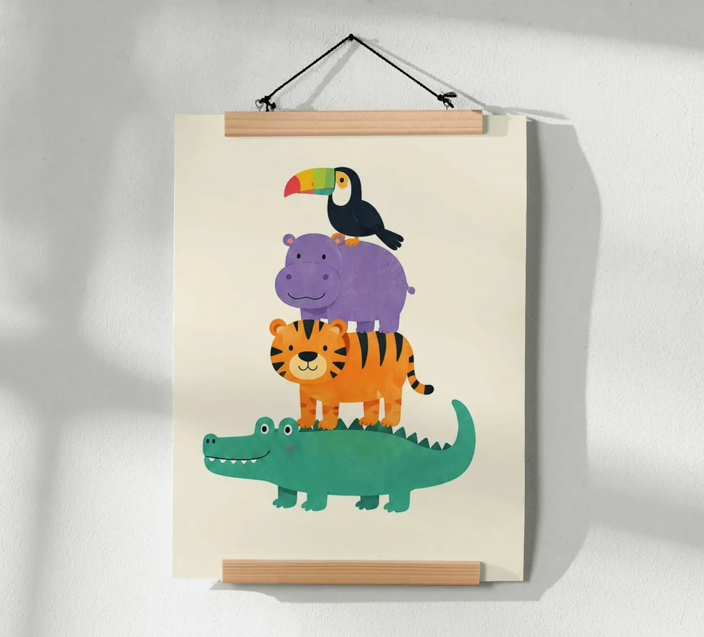 Tierpyramide Poster von Pip&Pippa