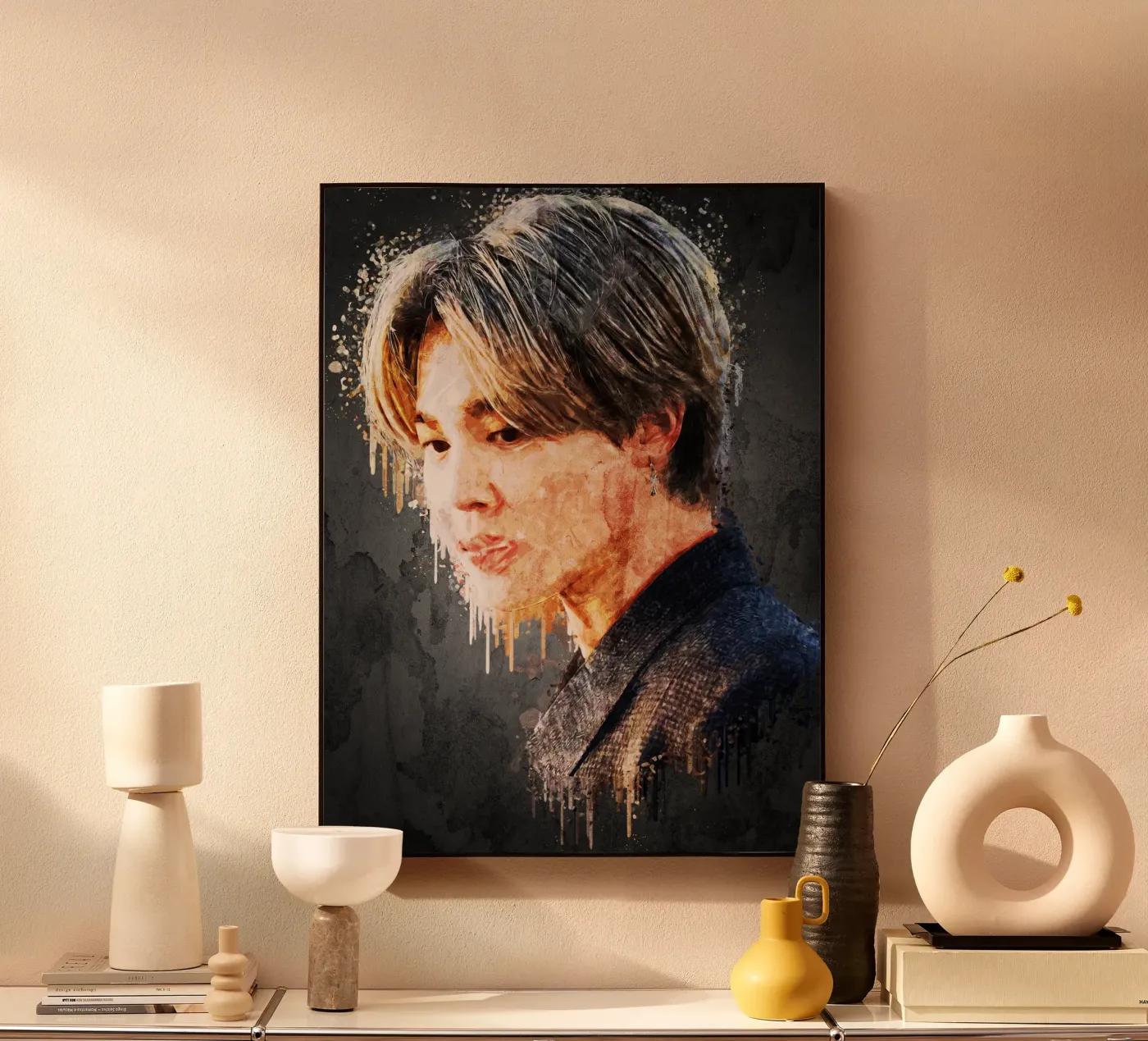 Jimin Acryl-Glas von Gunawan Rb
