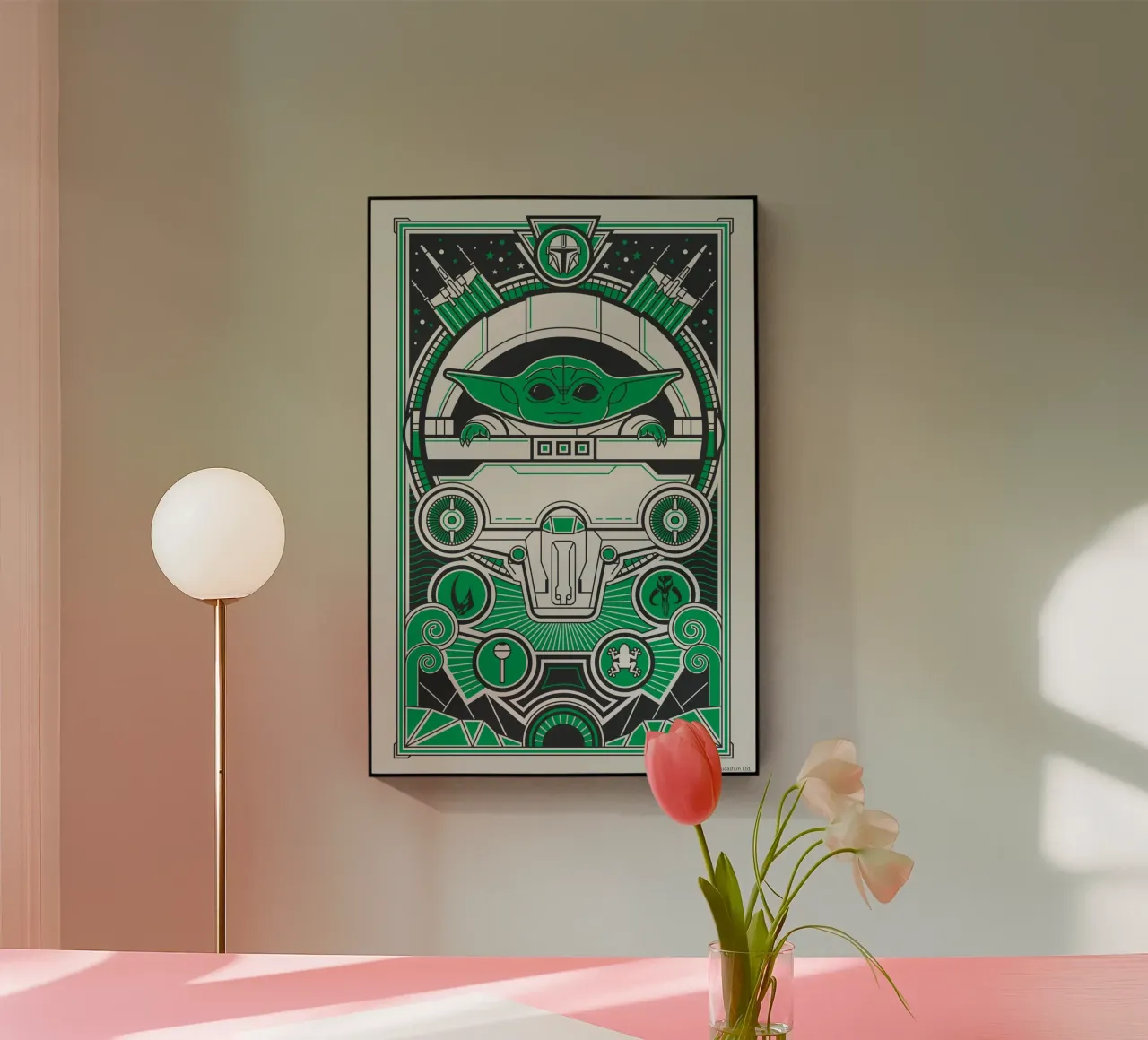 GROGU plexiglass da Star Wars