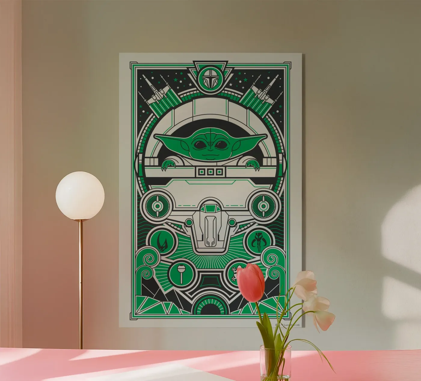 GROGU plexiglas de Star Wars