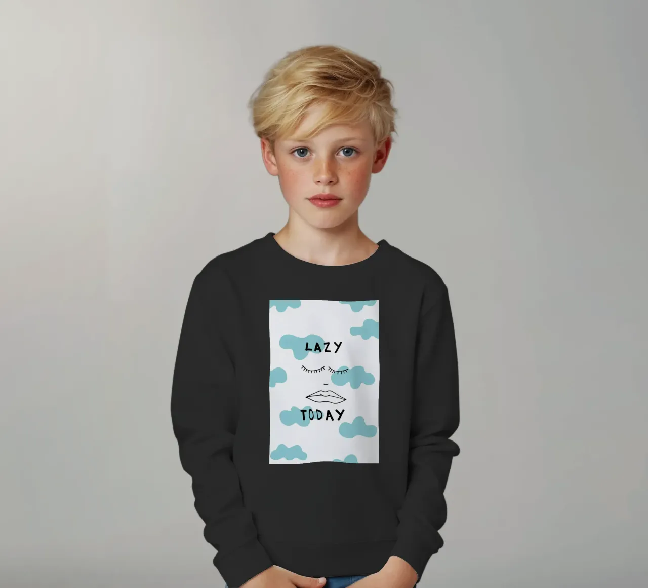 Lazy Today Clouds felpa bambino da Vasare Nar