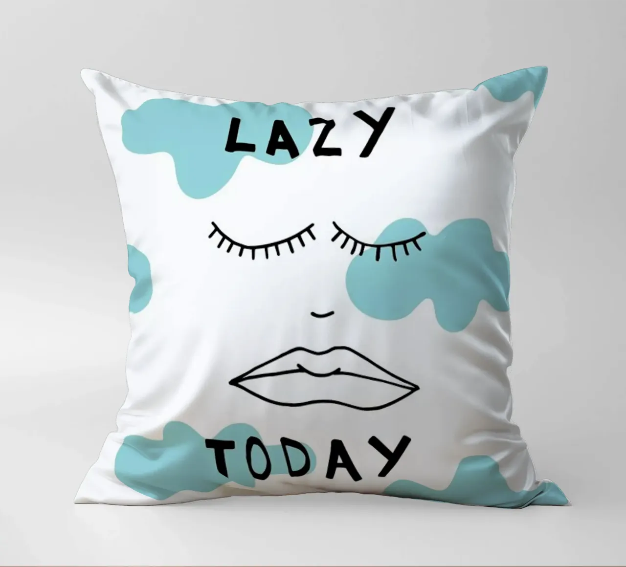 Lazy Today Clouds Kissen von Vasare Nar