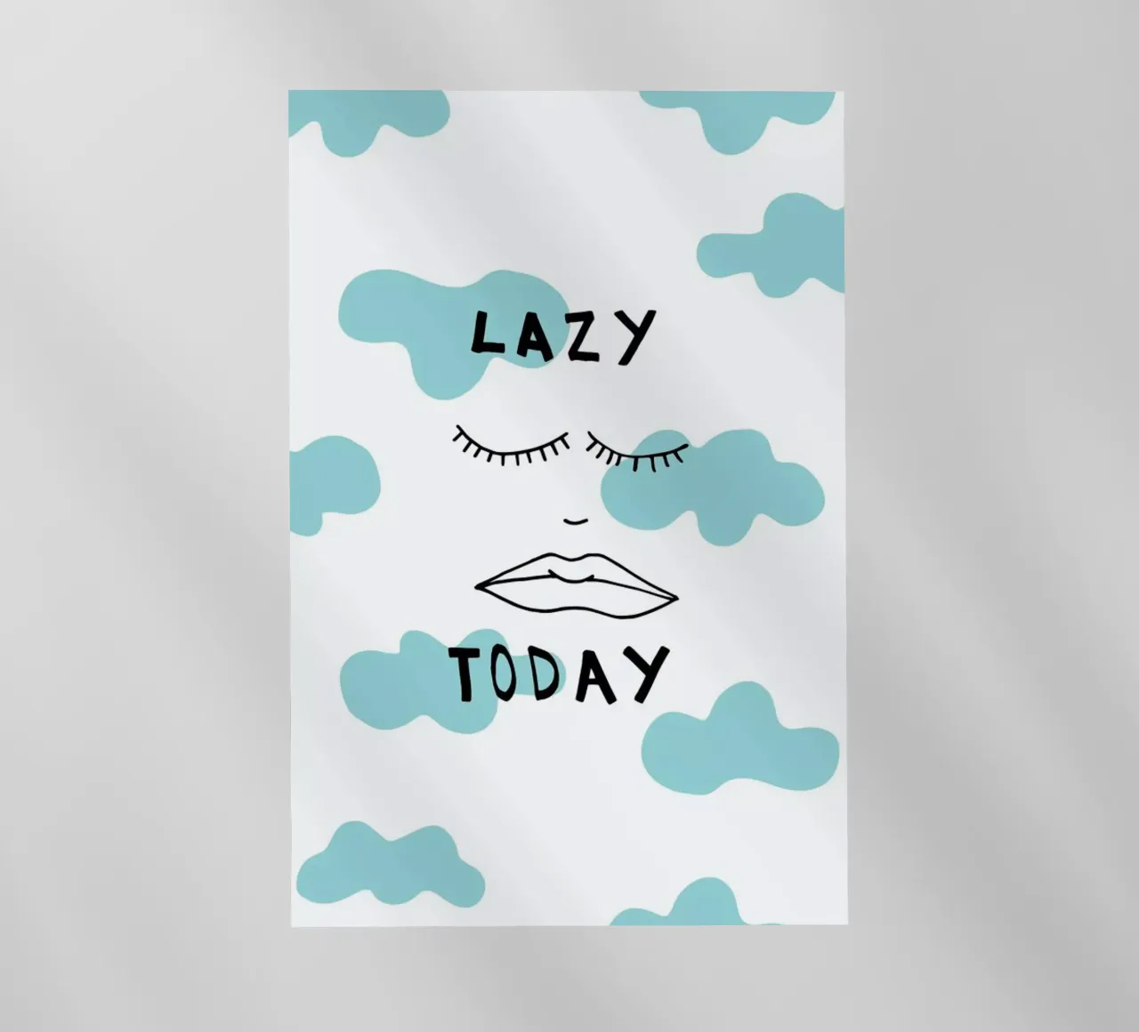 Lazy Today Clouds Backlit Folie von Vasare Nar