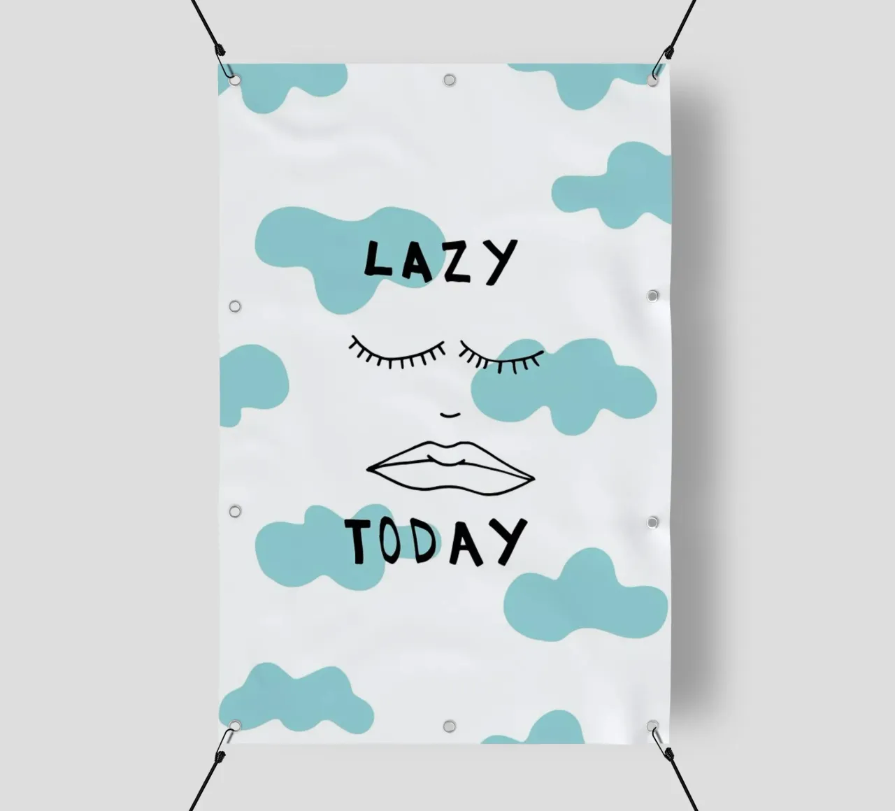 Lazy Today Clouds telo in pvc da Vasare Nar