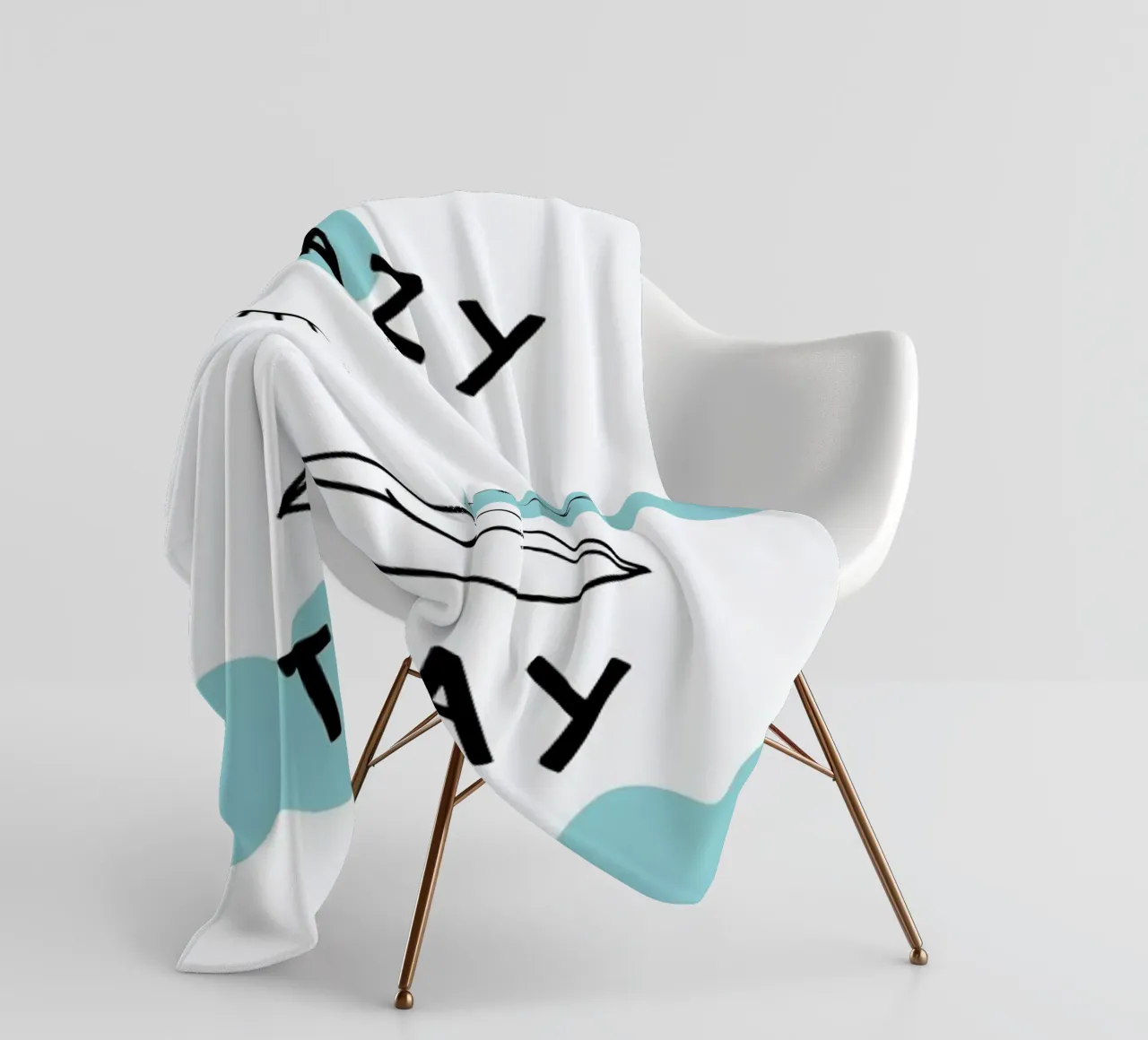 Lazy Today Clouds fleece blanket by Vasare Nar