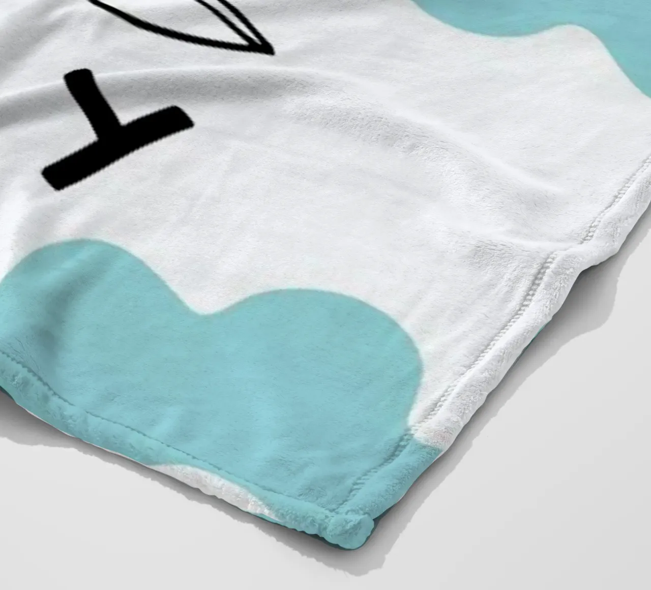 Lazy Today Clouds fleece blanket by Vasare Nar